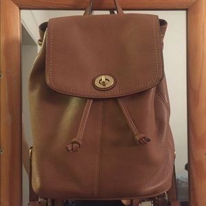 Coach | Tan Mini Backpack